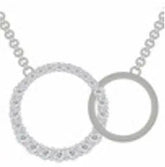 Sterling Silver Semi Mount Pendant Setting Round RD 3x3mm - Syzjewelry